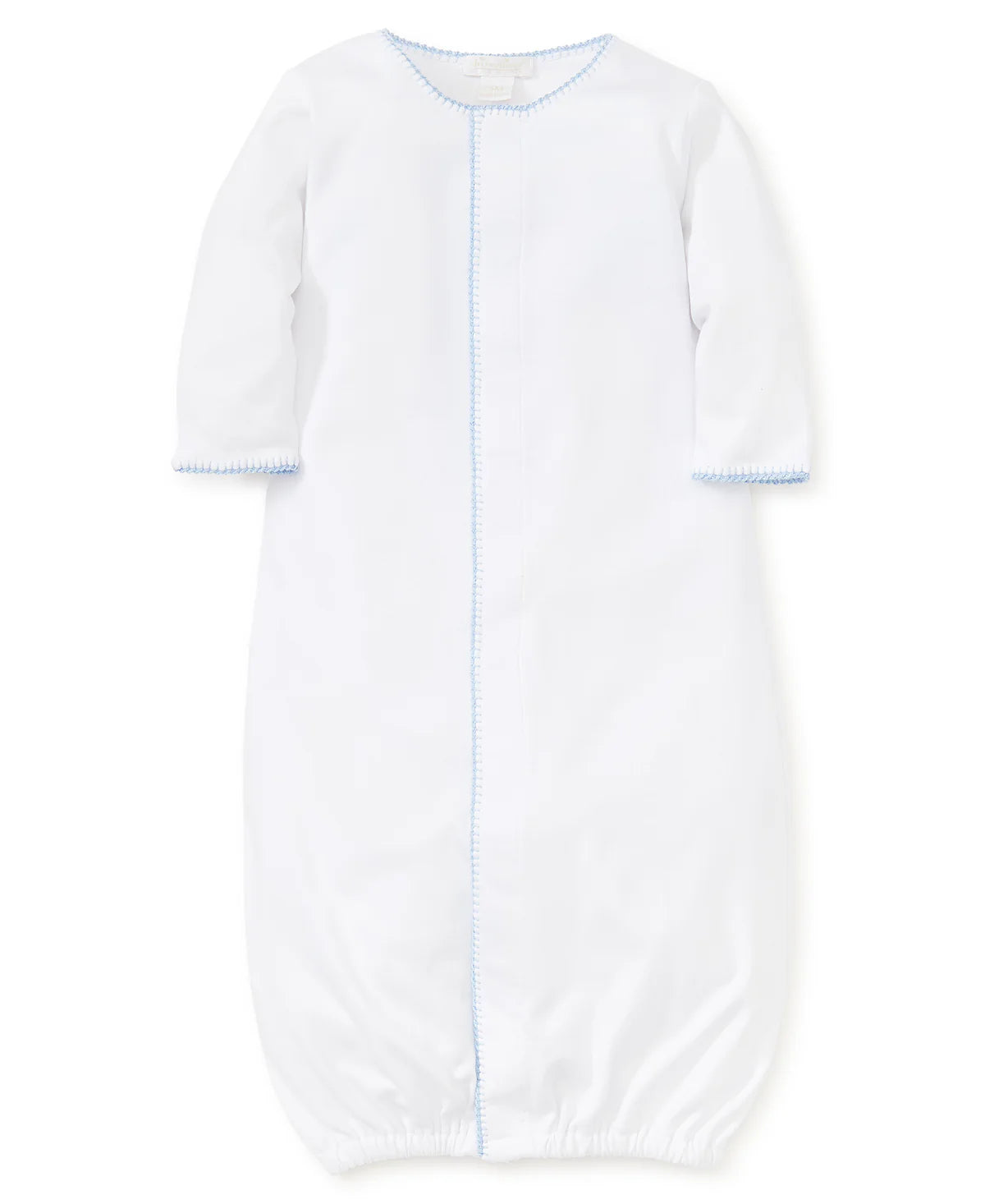 Gown - White with Blue Trim