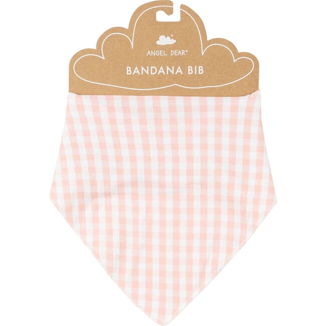 Angel Dear -  Bandana Bib - Pink Gingham