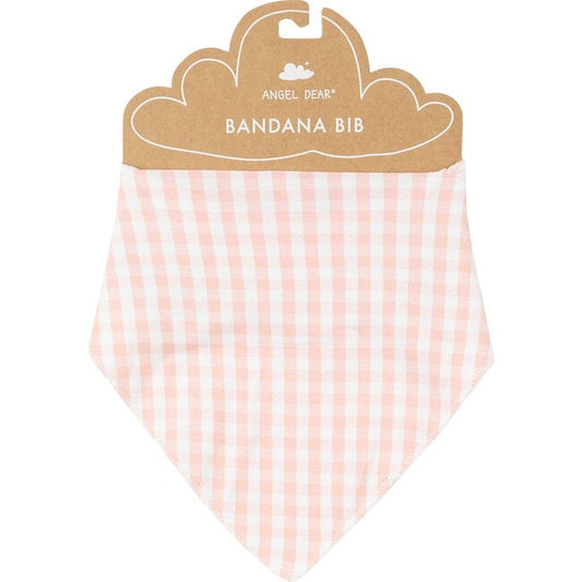 Angel Dear -  Bandana Bib - Pink Gingham