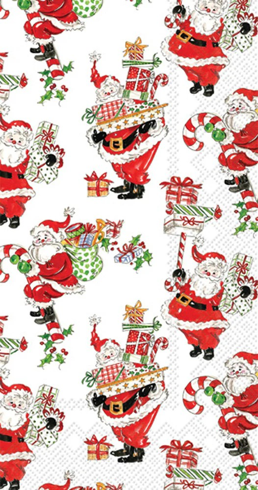 Holly Jolly Santas Guest Napkins